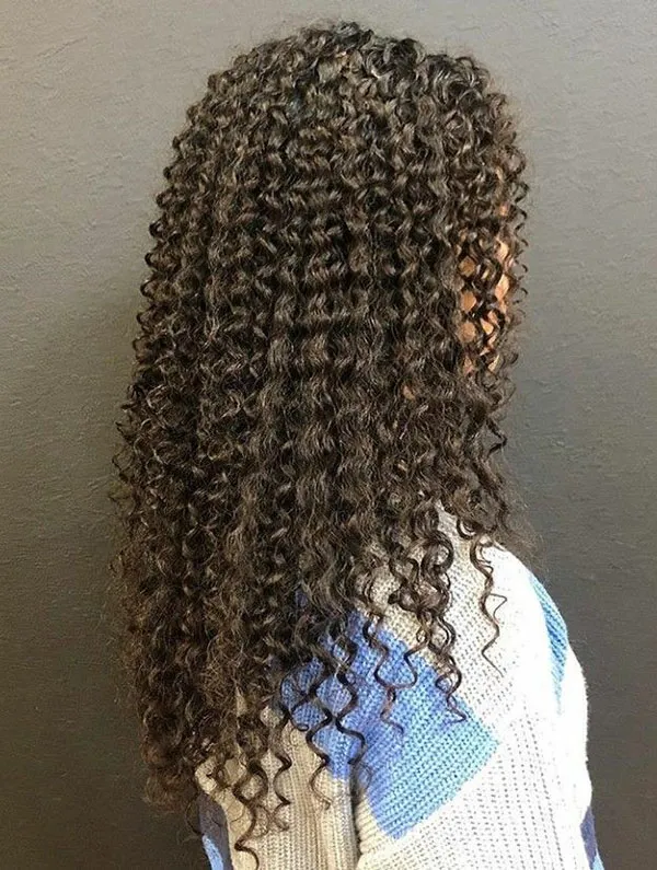 Curly hair style 9