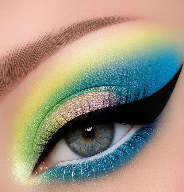 34 مدل میکاپ کیوت چشم | از سایه ملایم تا شاین ظریف! 9 Cute eye makeup 7