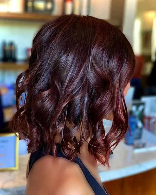 Dark burgundy hair color 21