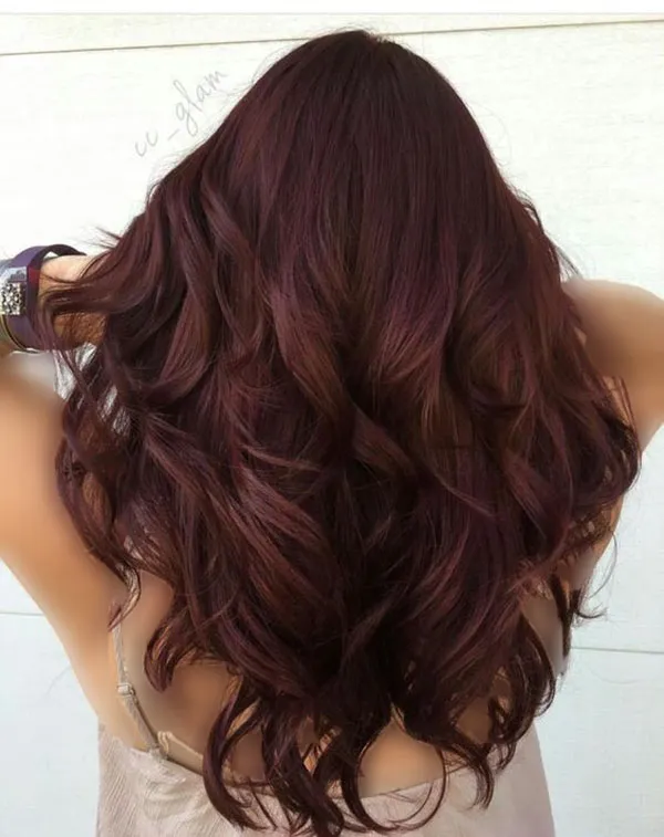 Dark burgundy hair color 31