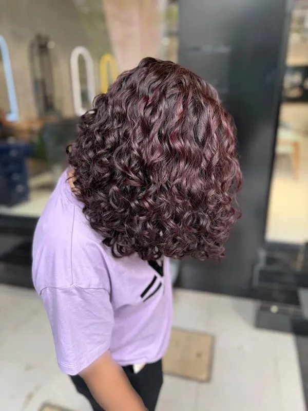 Dark burgundy hair color 8