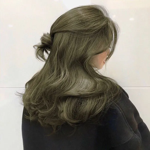 Dark olive hair color 16