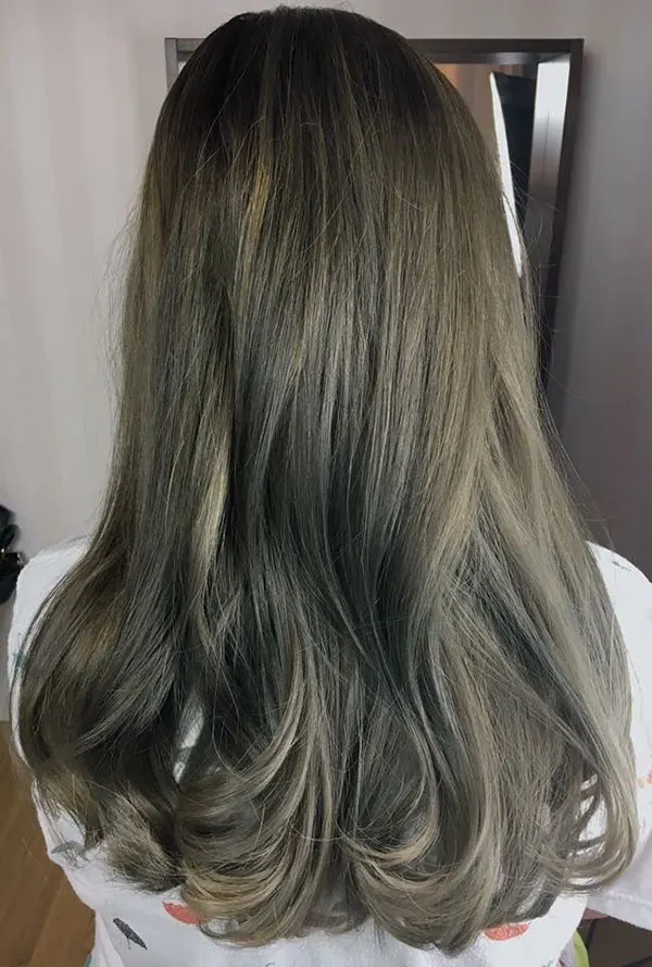 Dark olive hair color 2