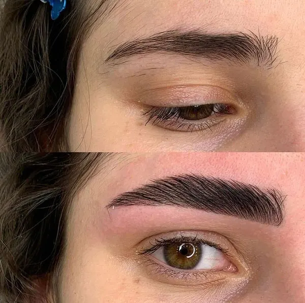 30 مدل کاشت ابرو زنانه و دخترانه؛ ابروهای طبیعی و پرپشت مثل روزای اول... 30 Eyebrow implant model 26