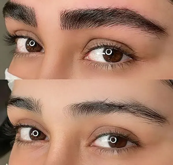 30 مدل کاشت ابرو زنانه و دخترانه؛ ابروهای طبیعی و پرپشت مثل روزای اول... 33 Eyebrow implant model 31