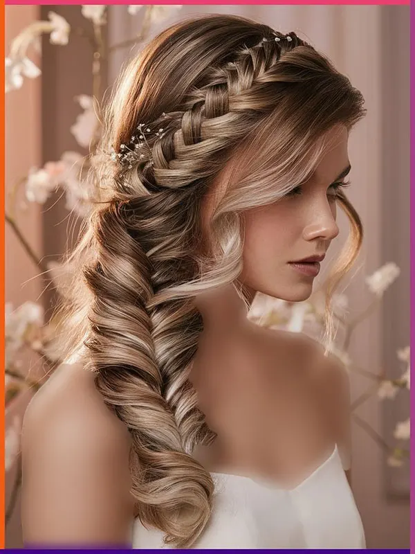 342 مدل مو تیغ ماهی دخترانه؛ بافت زیبا و جدید برای موهای متوسط و بلند💖 31 Fishtail hairstyle 29