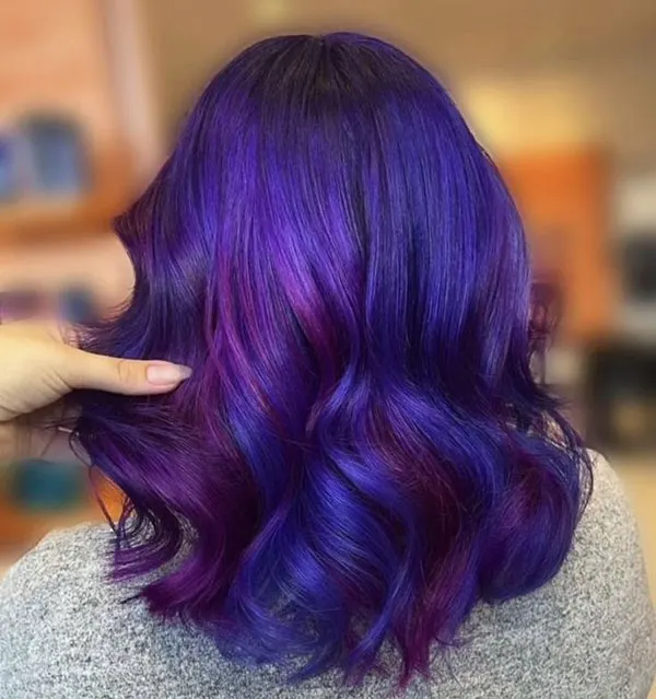 Galaxy blue hair color 6