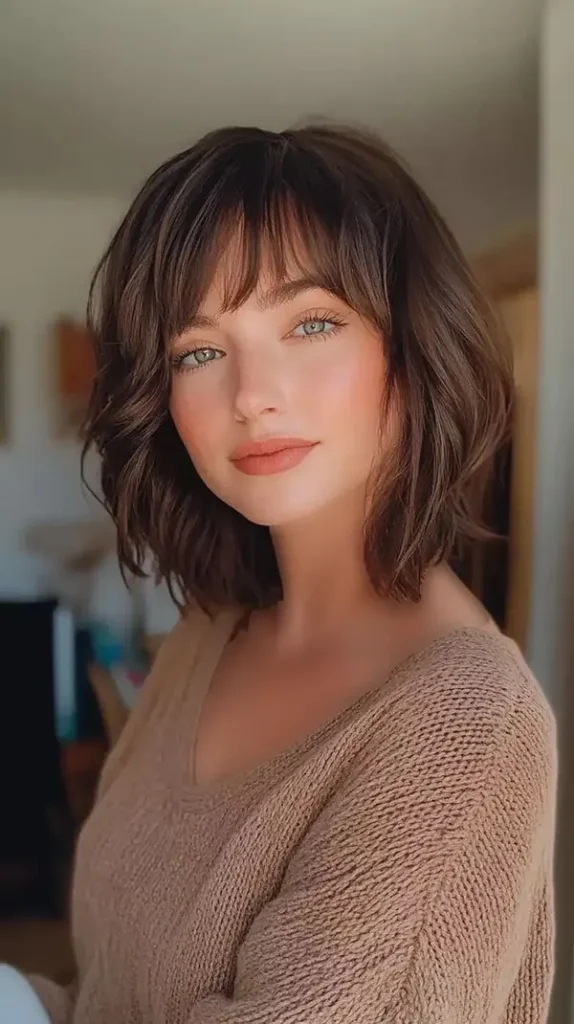 Girls bangs hairstyle 20