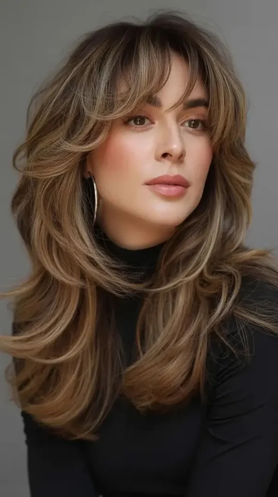 Girls bangs hairstyle 8