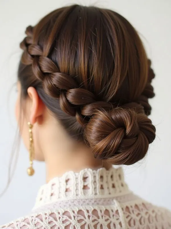 Girls braided hairstyle for a party 18