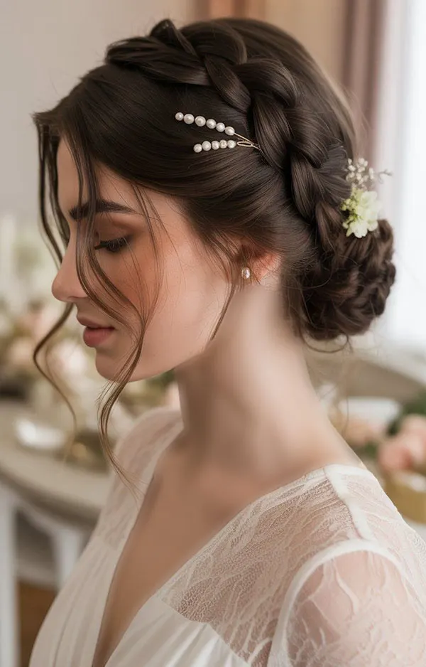 Girls braided hairstyle for a party 28