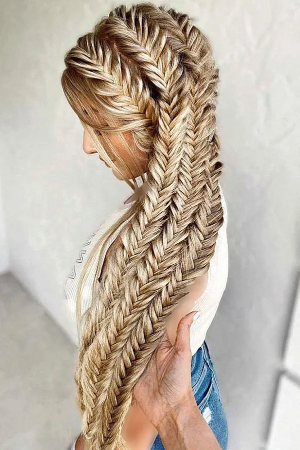 Girls braided hairstyle for a party 29
