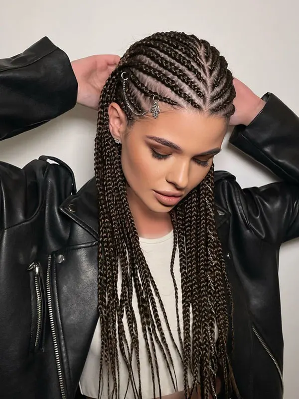 Girls braided hairstyle for a party 5