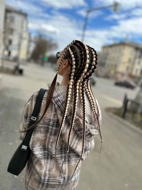 Girls braided hairstyle for a party 6