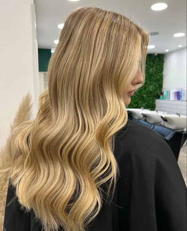 34 مدل رنگ مو کرم طلایی | انتخاب خاصپسندا بین بلوند و کاراملی! 15 Golden cream hair color 12
