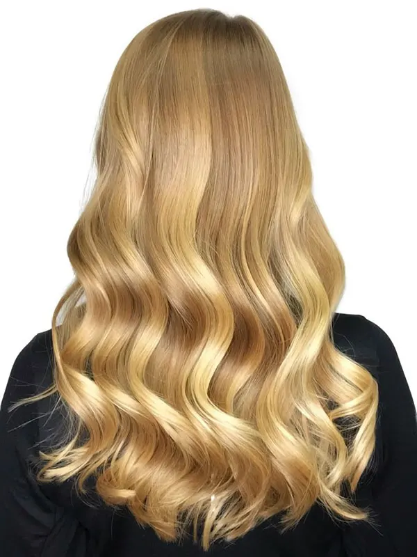 34 مدل رنگ مو کرم طلایی | انتخاب خاصپسندا بین بلوند و کاراملی! 25 Golden cream hair color 21