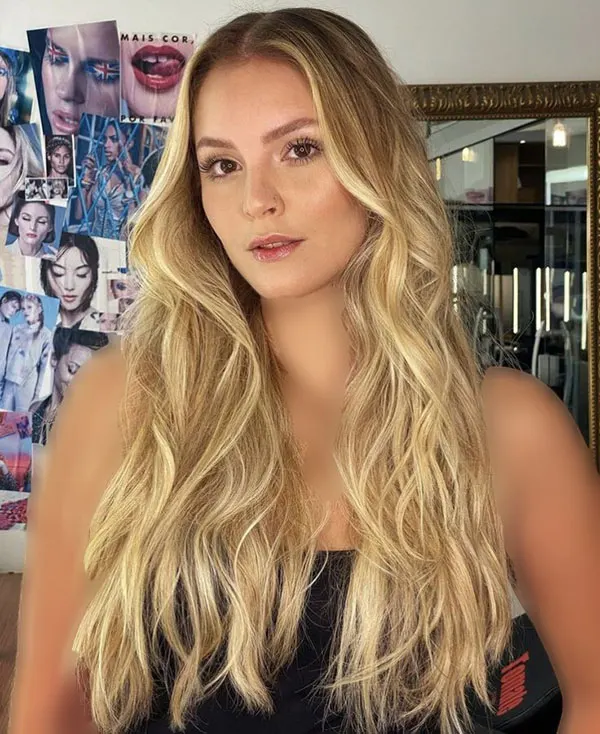 34 مدل رنگ مو کرم طلایی | انتخاب خاصپسندا بین بلوند و کاراملی! 26 Golden cream hair color 25