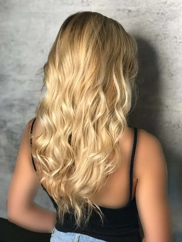 34 مدل رنگ مو کرم طلایی | انتخاب خاصپسندا بین بلوند و کاراملی! 30 Golden cream hair color 26
