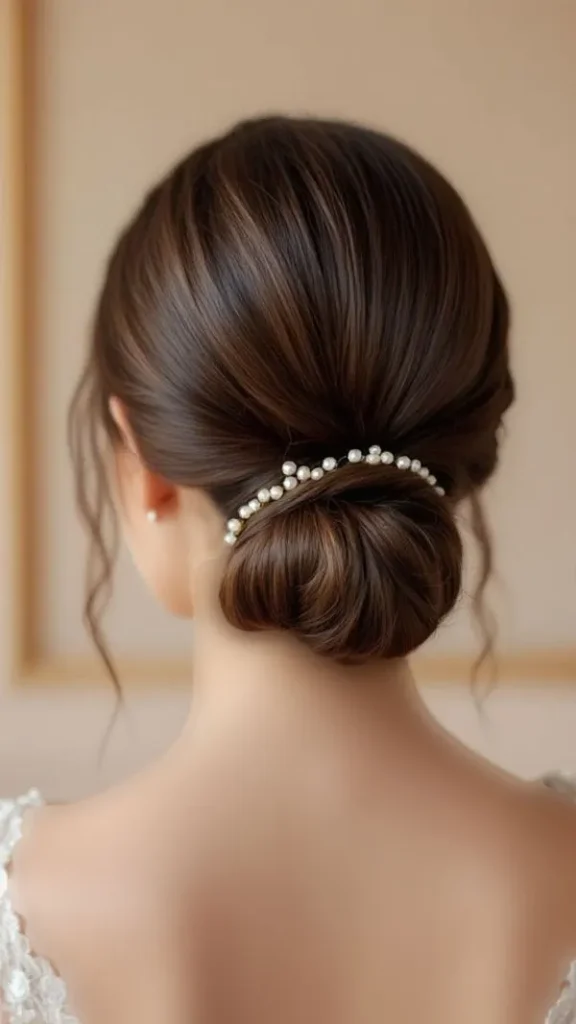 Hair bun style 1