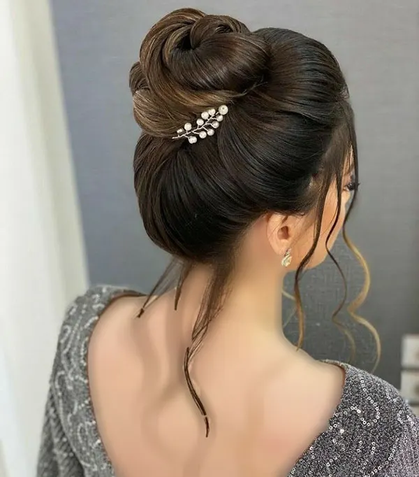 Hair bun style 2