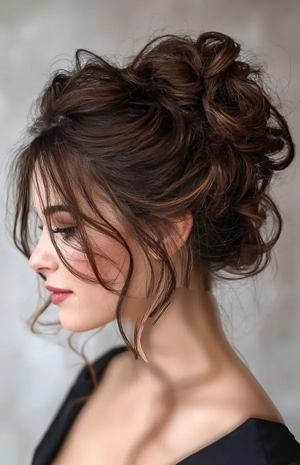 Hair bun style 20
