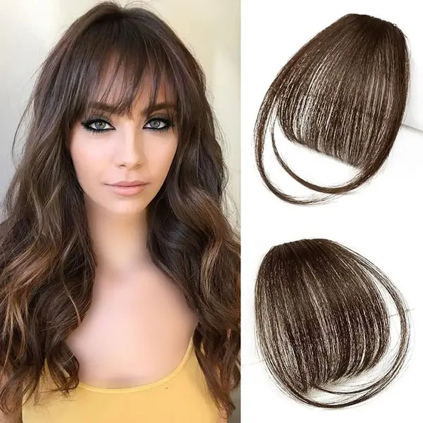 Hairstyle with bangs under the veil for school 20