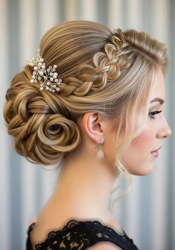 Hairstyles for a wedding 1