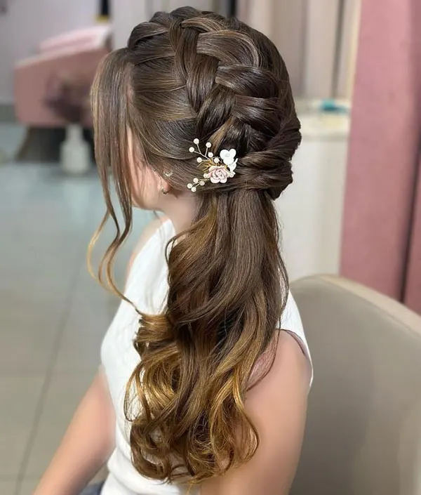 Hairstyles for a wedding 17