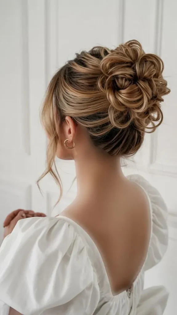 Hairstyles for a wedding 22