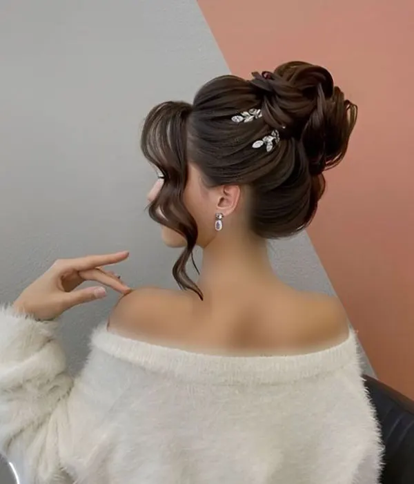 Hairstyles for a wedding 32