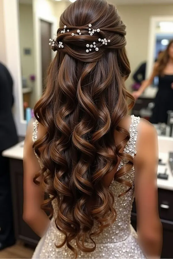 Hairstyles for a wedding 33