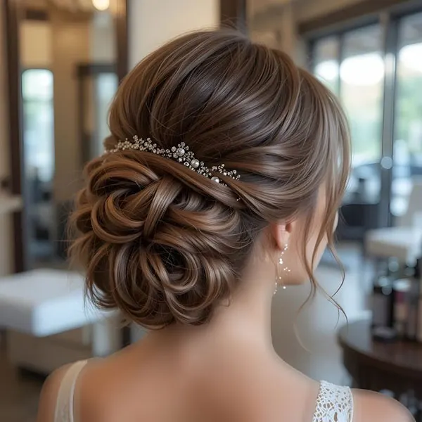 Hairstyles for a wedding 5