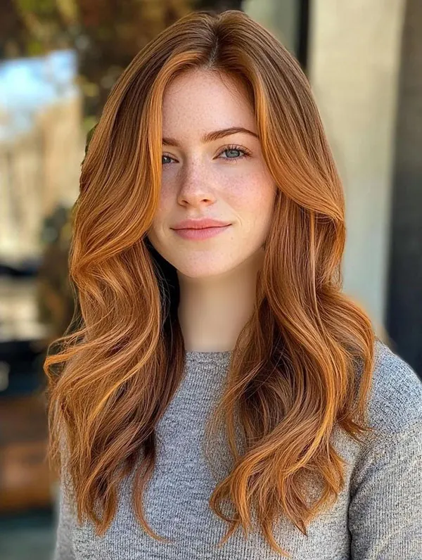 مدل رنگ مو چای عسلی 2026؛ میخوای قهوهای باشه اما خاصتر از همیشه؟ 17 Honey tea hair color 15