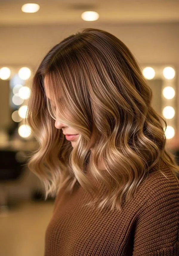 مدل رنگ مو چای عسلی 2026؛ میخوای قهوهای باشه اما خاصتر از همیشه؟ 20 Honey tea hair color 18