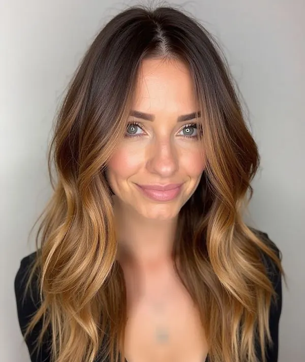 مدل رنگ مو چای عسلی 2026؛ میخوای قهوهای باشه اما خاصتر از همیشه؟ 26 Honey tea hair color 20