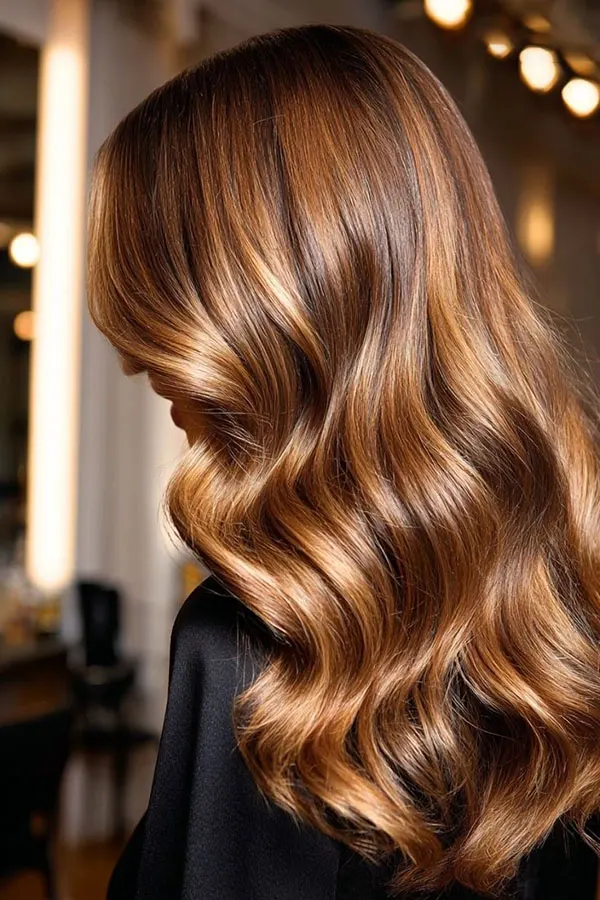 مدل رنگ مو چای عسلی 2026؛ میخوای قهوهای باشه اما خاصتر از همیشه؟ 30 Honey tea hair color 23