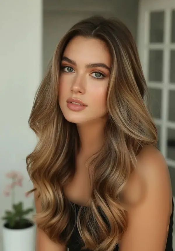 مدل رنگ مو چای عسلی 2026؛ میخوای قهوهای باشه اما خاصتر از همیشه؟ 32 Honey tea hair color 25