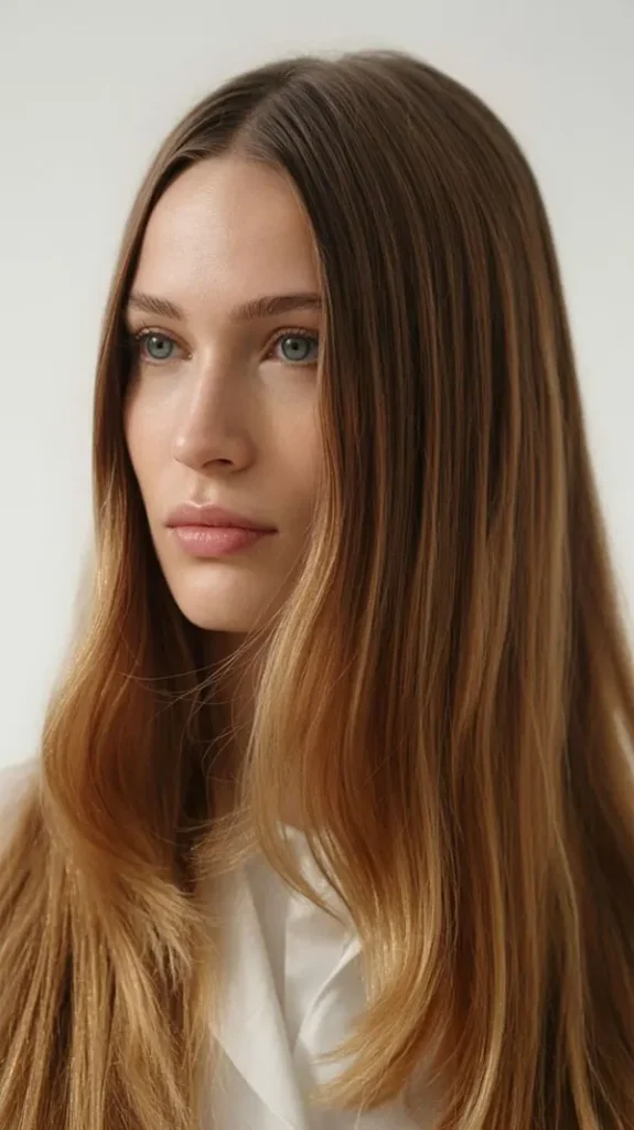 مدل رنگ مو چای عسلی 2026؛ میخوای قهوهای باشه اما خاصتر از همیشه؟ 33 Honey tea hair color 26