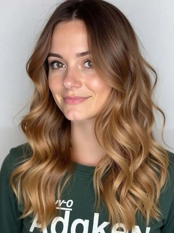 مدل رنگ مو چای عسلی 2026؛ میخوای قهوهای باشه اما خاصتر از همیشه؟ 34 Honey tea hair color 28