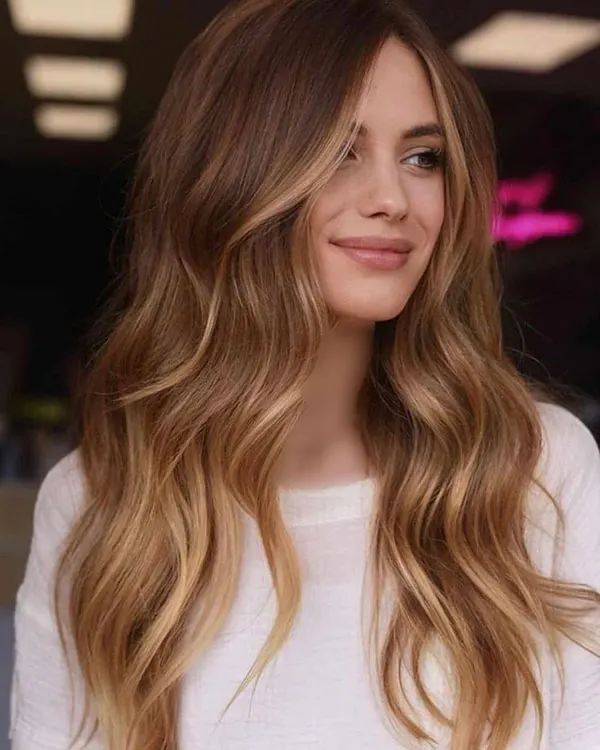 مدل رنگ مو چای عسلی 2026؛ میخوای قهوهای باشه اما خاصتر از همیشه؟ 6 Honey tea hair color 3