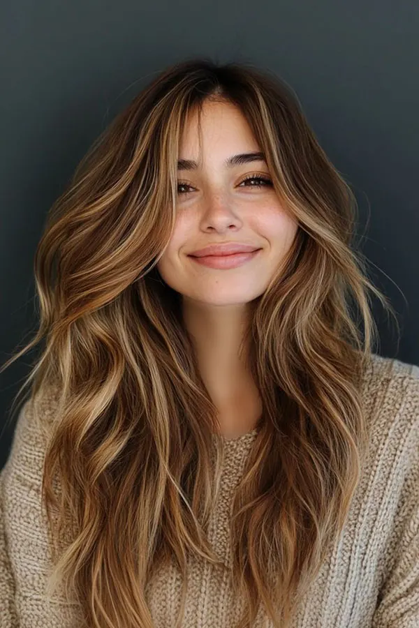 مدل رنگ مو چای عسلی 2026؛ میخوای قهوهای باشه اما خاصتر از همیشه؟ 24 Honey tea hair color 31