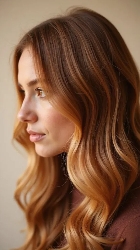 مدل رنگ مو چای عسلی 2026؛ میخوای قهوهای باشه اما خاصتر از همیشه؟ 11 Honey tea hair color 9