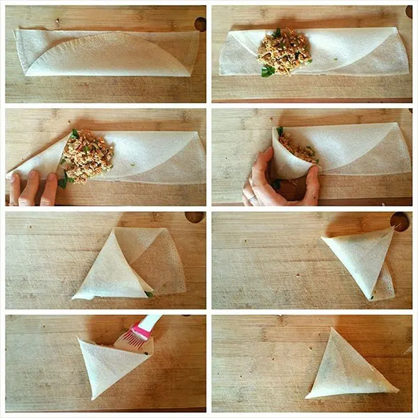 چند روش پیچیدن سمبوسه | سریع و حرفهای برای هر مهمونی! 5 How to wrap samosa 4