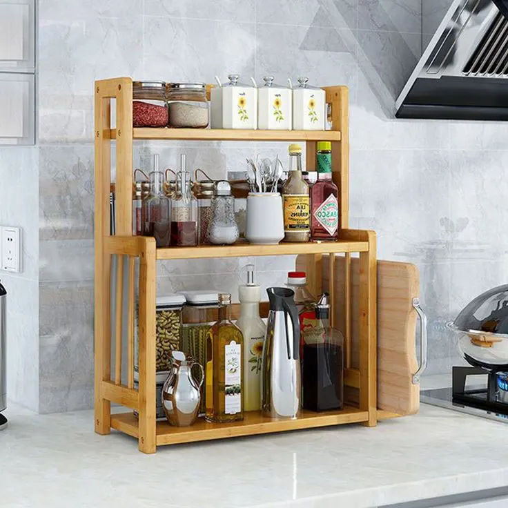 37 ایده چیدمان شلف آشپزخانه؛ نظم دلنشین با حس گرم خونه... 20 Kitchen shelf layout 16