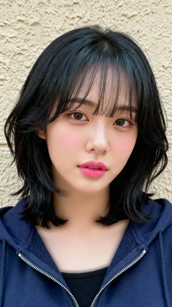 Korean girl short hairstyle 23