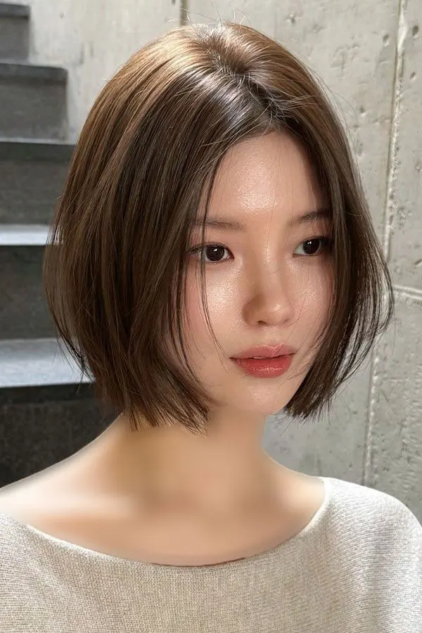 Korean girl short hairstyle 5