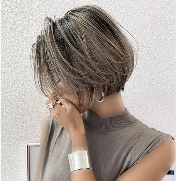 Korean girl short hairstyle 8