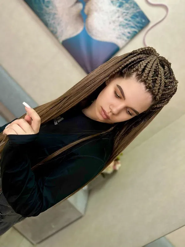 Long African hair weave 14