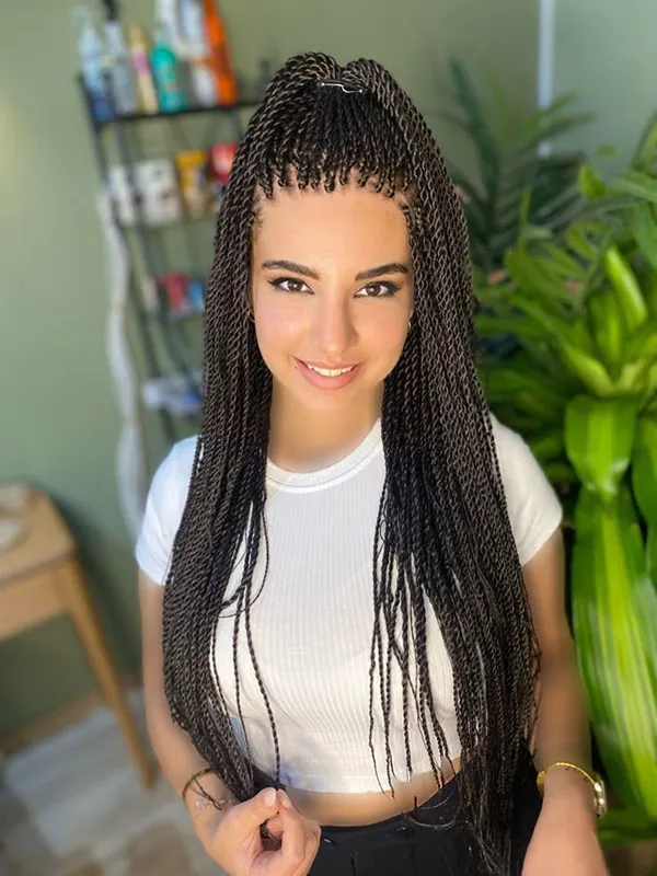Long African hair weave 19