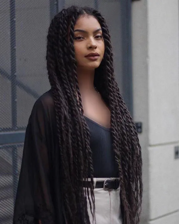 Long African hair weave 2
